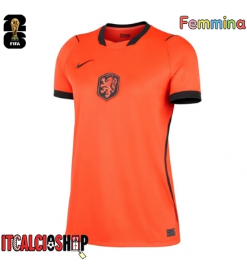 Paesi Bassi Prima Maglia Femmina Mondiali 2026 Manica Corta